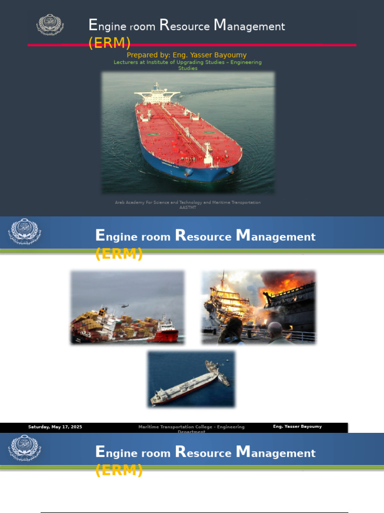 Engine Room Resource Management Guide | PDF | Leadership | Situation ...