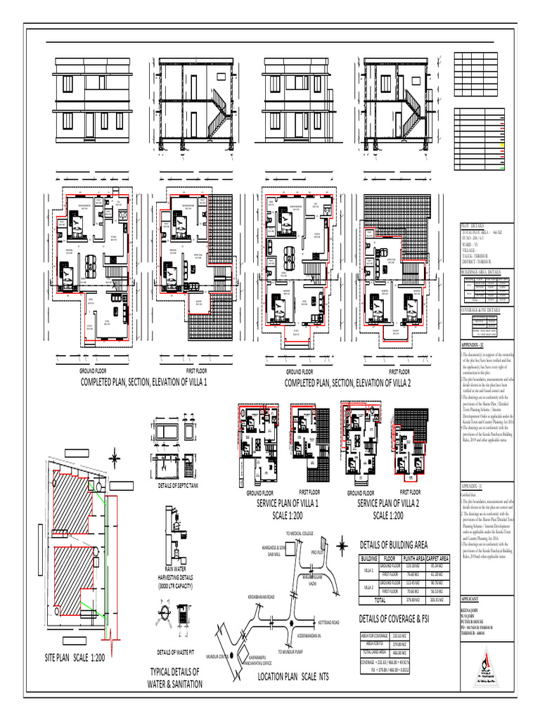 Residential Plot Plan in Thrissur | PDF | Civil Engineering | Building ...