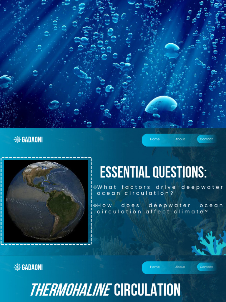 Deepwater Ocean Circulation Explained | PDF | Oceans | Salinity