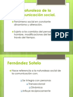 Naturaleza de La Comunicación Social