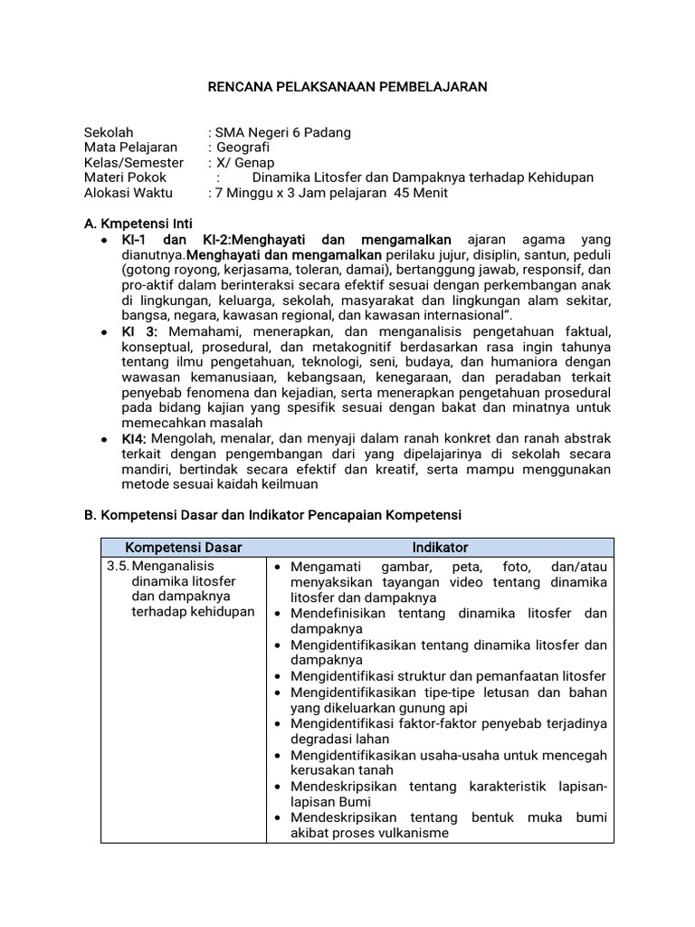 Dinamika Litosfer dan Dampaknya | PDF
