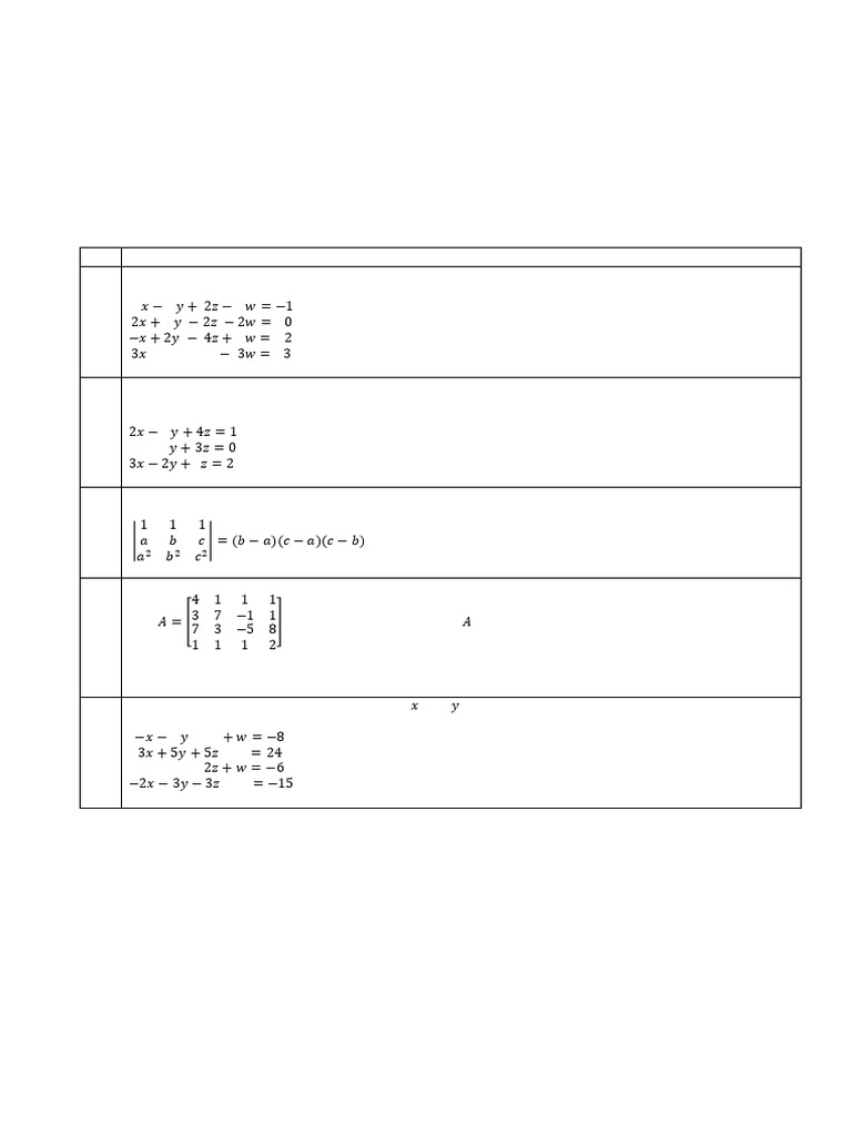 Tugas Aljabar Linear Elementer I | PDF