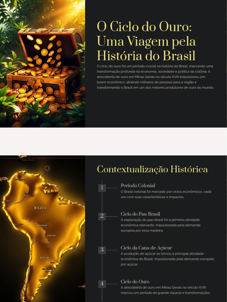 Impactos do Ciclo do Ouro no Brasil | PDF | Brasil | Urbanização