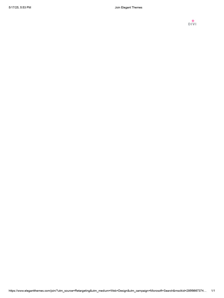 Join Elegant Themes | PDF
