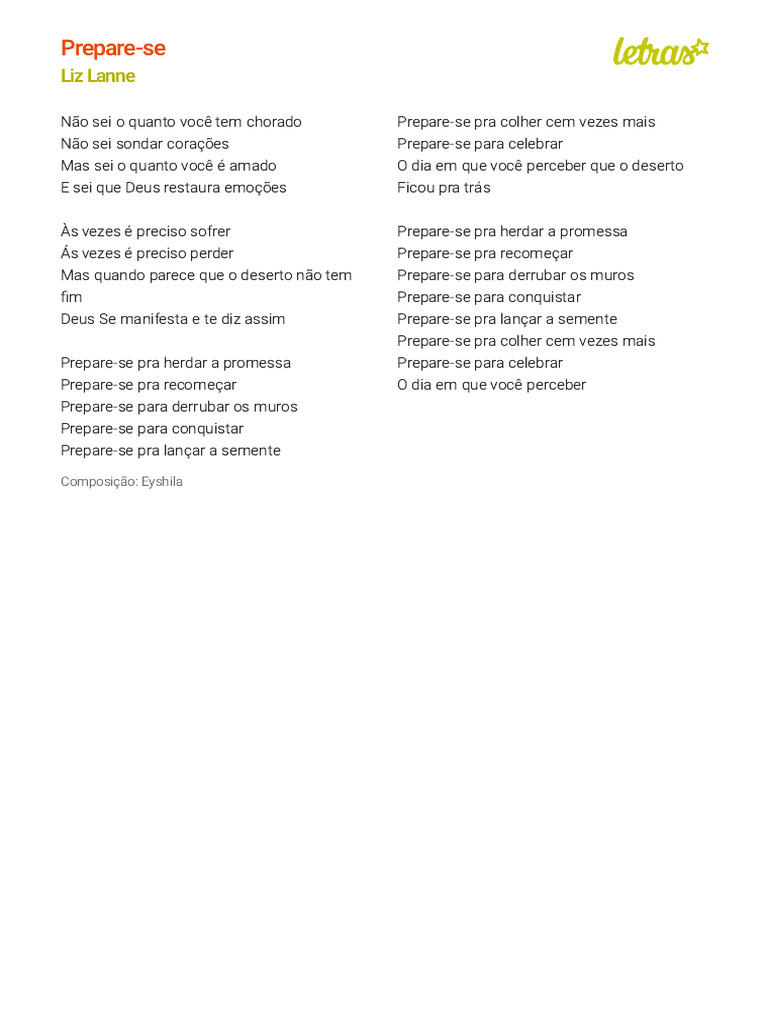 Prepare-se para a Promessa | PDF