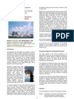 "Air Pollution Management in Thermal Power Plants": Advanced International Training Programme 2012