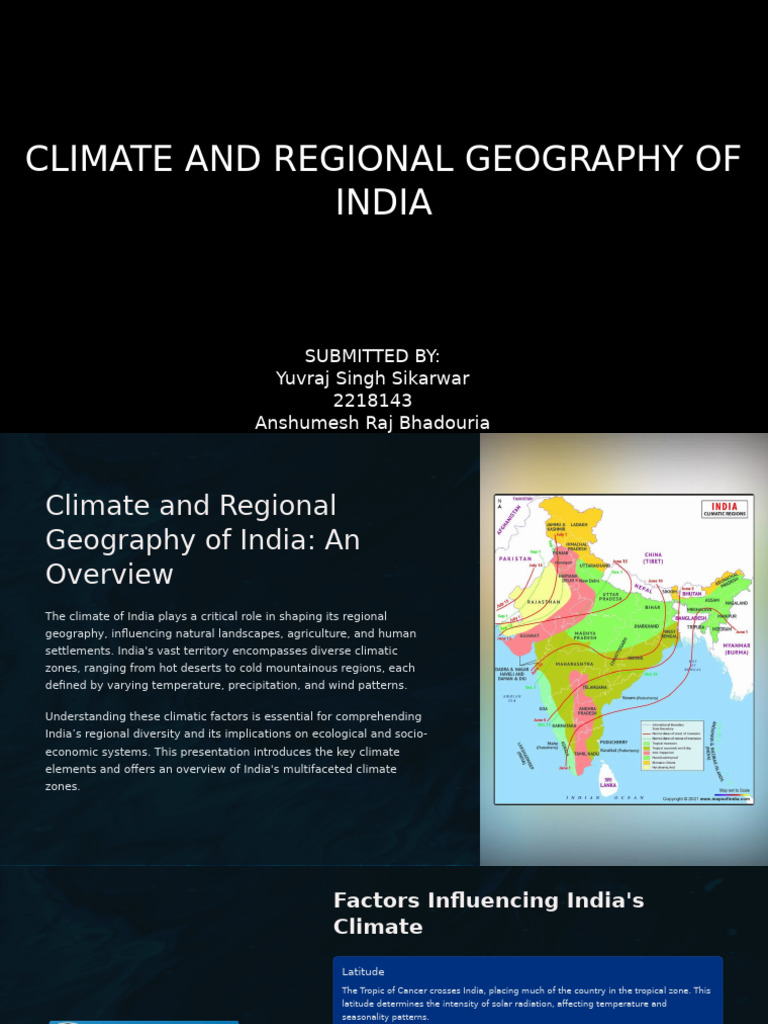 India's Climate and Regional Geography | PDF | Monsoon | Rain