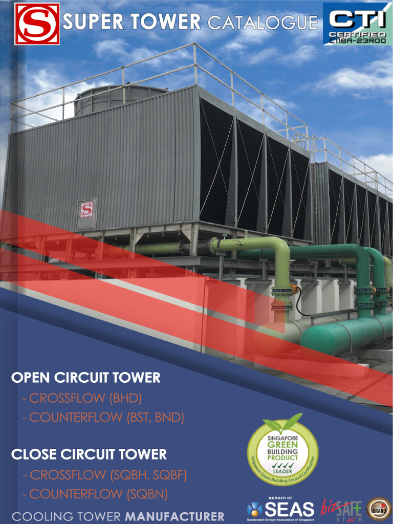 Cooling Towers: Products & Services Overview | PDF | Water | Heat Exchanger