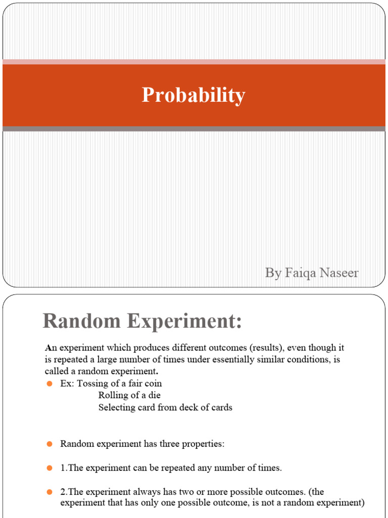 Understanding Probability Basics | PDF | Mathematics | Applied Mathematics