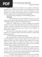 O PAPEL DA DIDÁTICA NO PROCESSO ENSINO