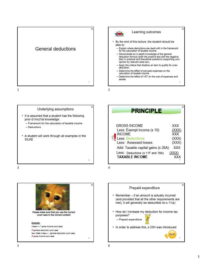 Prepaid Expenses and Tax Deductions | PDF | Tax Deduction | Expense