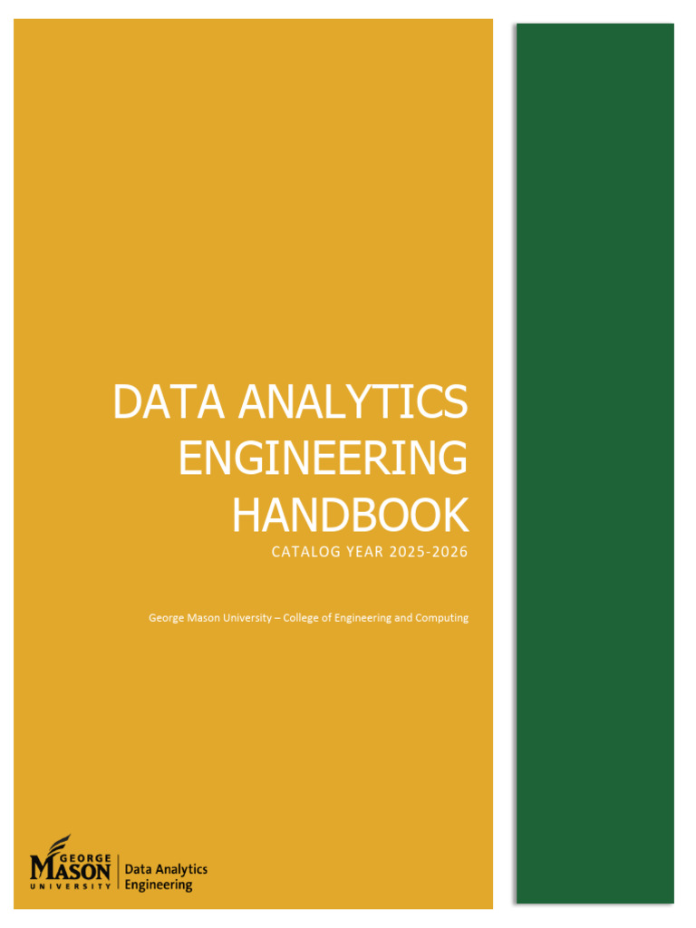 Data Analytics Engineering Handbook 2025-2026 | PDF | Statistics ...