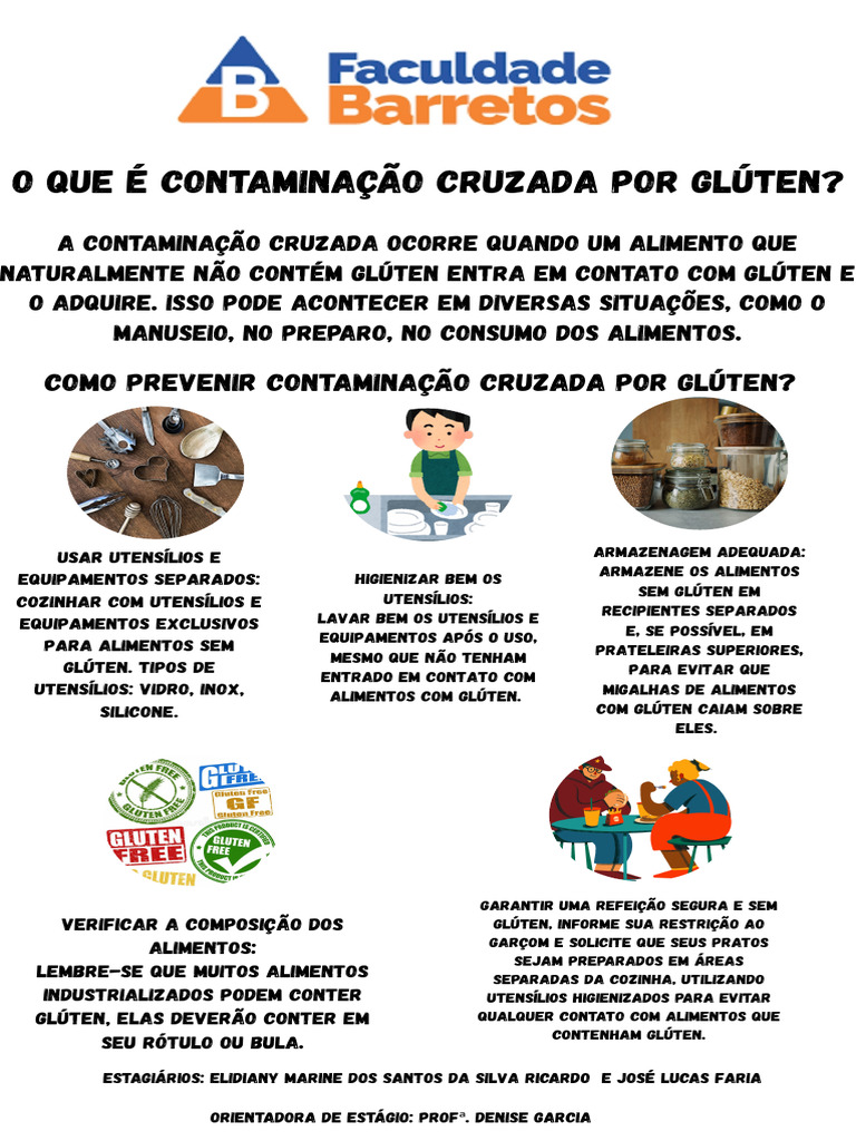 Como Evitar Contaminação Cruzada por Glúten | PDF | Glúten