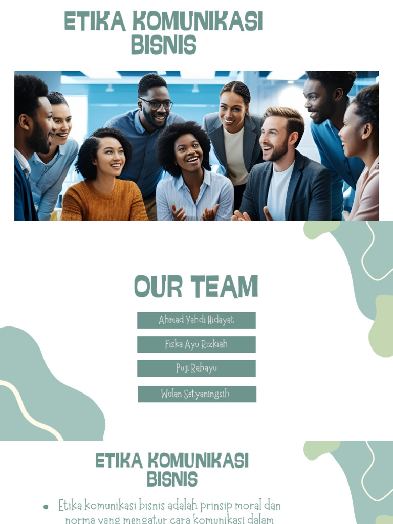 Green Abstract Organic Group Project Presentation PDF | PDF