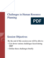 Challenges in HRP