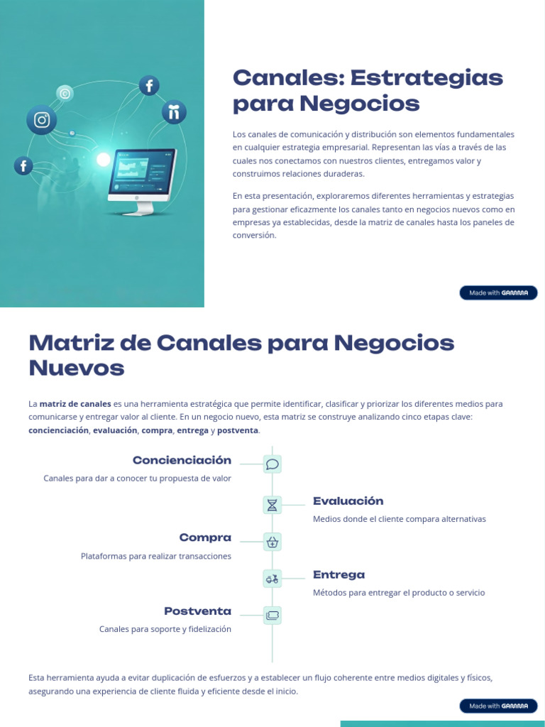 Estrategias de Canales para Negocios | PDF | Marketing | Informática