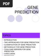 Gene Prediction