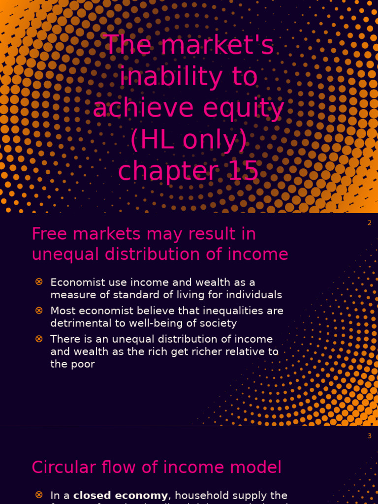 The Market's Inability To Achieve Equity | PDF | Income | Taxes