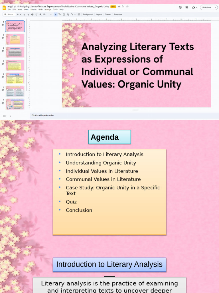 Analyzing Values in Literary Texts | PDF | Narrative | Literary Criticism