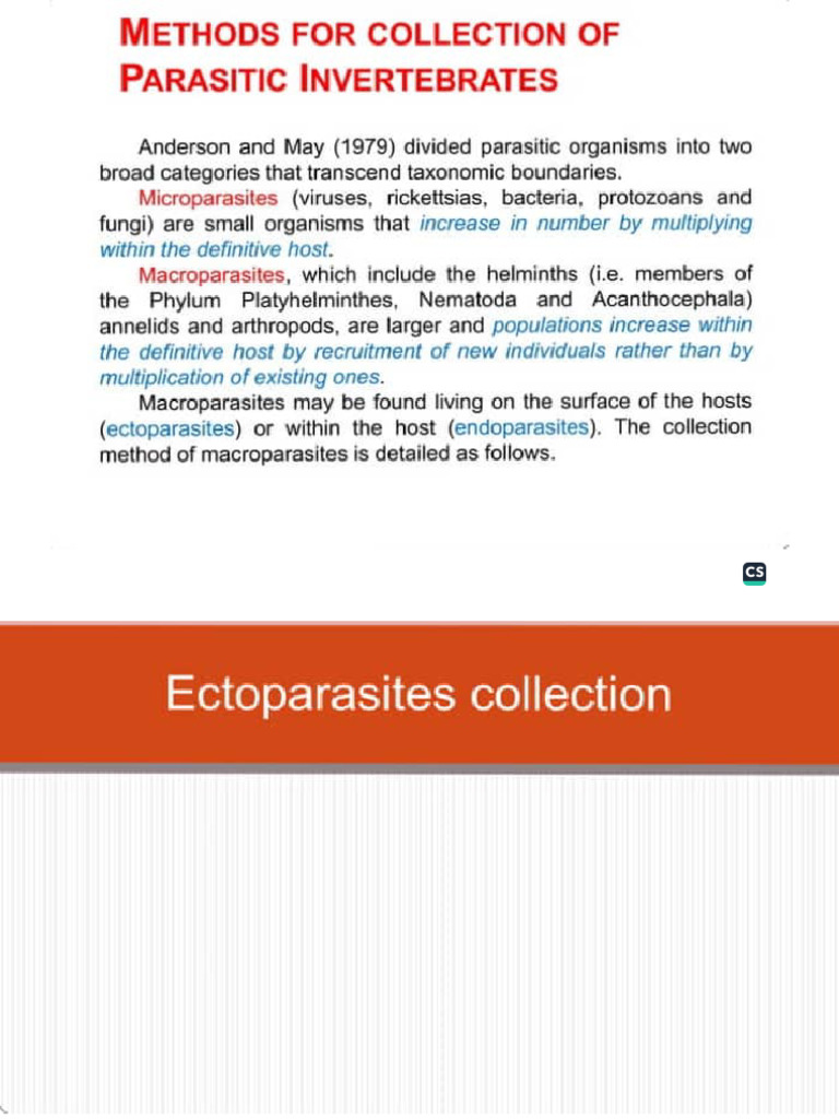 Collection of Parasites | PDF