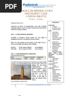 Morocco 2012 Itinerary