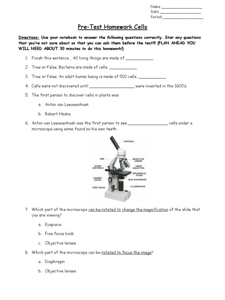 10.2 the process of cell division answers picture
