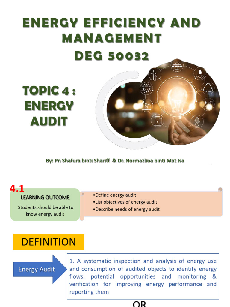 Energy Audit: Definition and Process | PDF | Audit | Energy Conservation