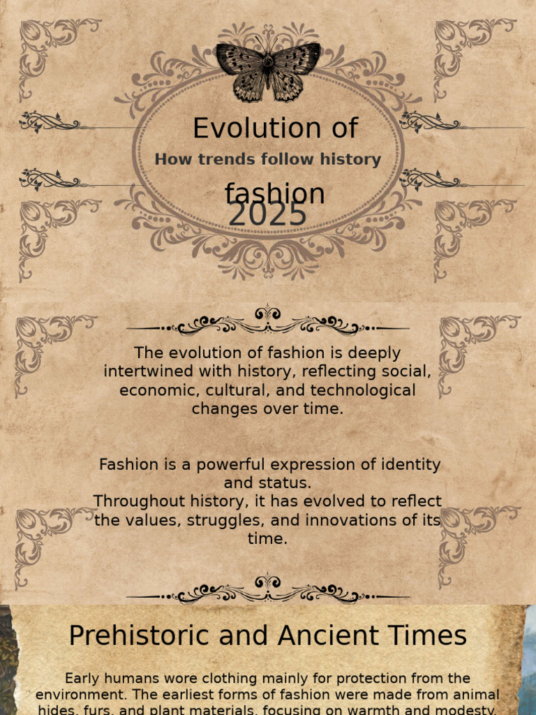 Fashion Evolution Through History Pdf Fashion Clothing