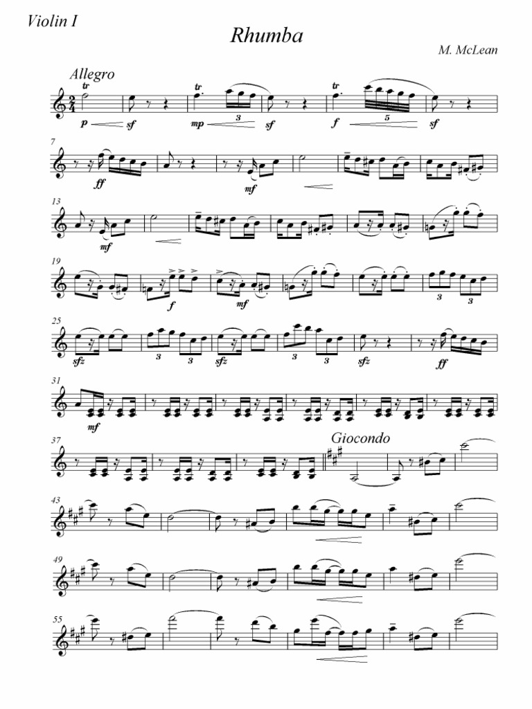 Mclean Rhumba Partii | PDF