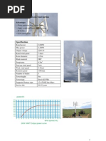 ZuS Vertical Axis Wind Turbine Specification VAWT 2kW - 5kW