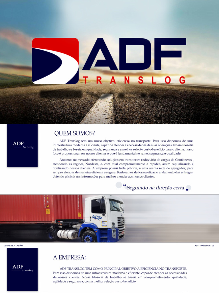 Adf Apresentação | PDF