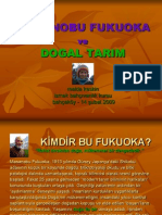 Masanobu Fukuoka Ve Doğal Tarım