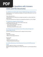 Introduction to Data Structures and Algorithms | PDF | Data Structure ...