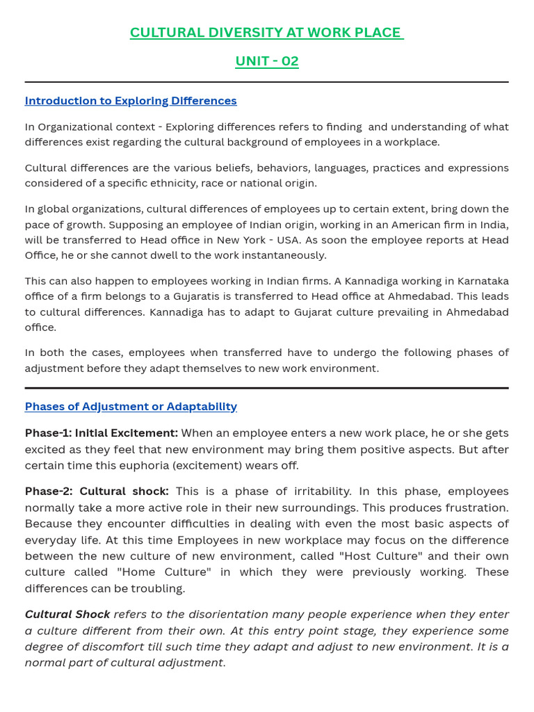 Cultural Diversity at Work Place - 20250417 - 194838 - 0000 | PDF ...