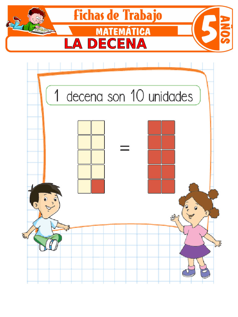 Actividades sobre la Decena para Niños | PDF
