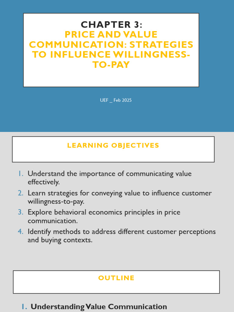 Chapter 3 - Price and Value Communication | PDF | Pricing | Brand