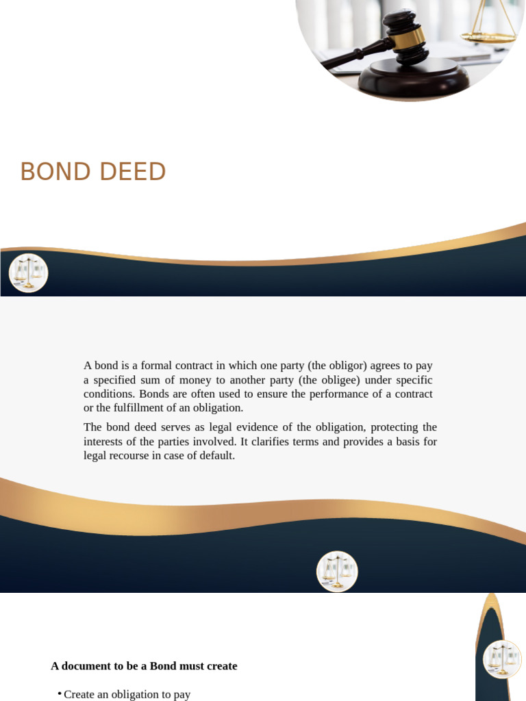 Bond Deed 25102024 124102pm 10032025 013946pm | PDF | Surety | Bonds ...