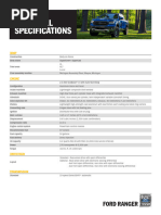 All-New 2024 Ford Ranger Technical Specifications | PDF ...