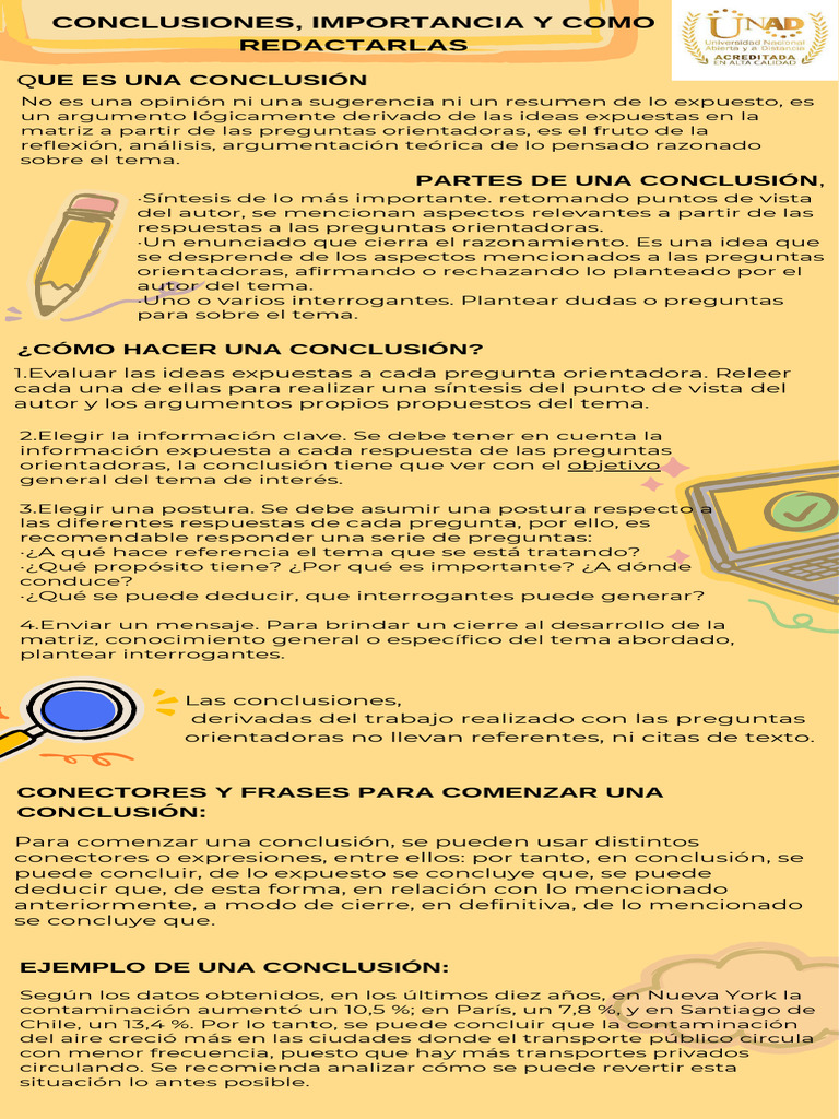 Conclusiones, Importancia y Como Redactarlas | PDF | Razonamiento deductivo