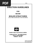 Erection Procedure For Boiler Structures