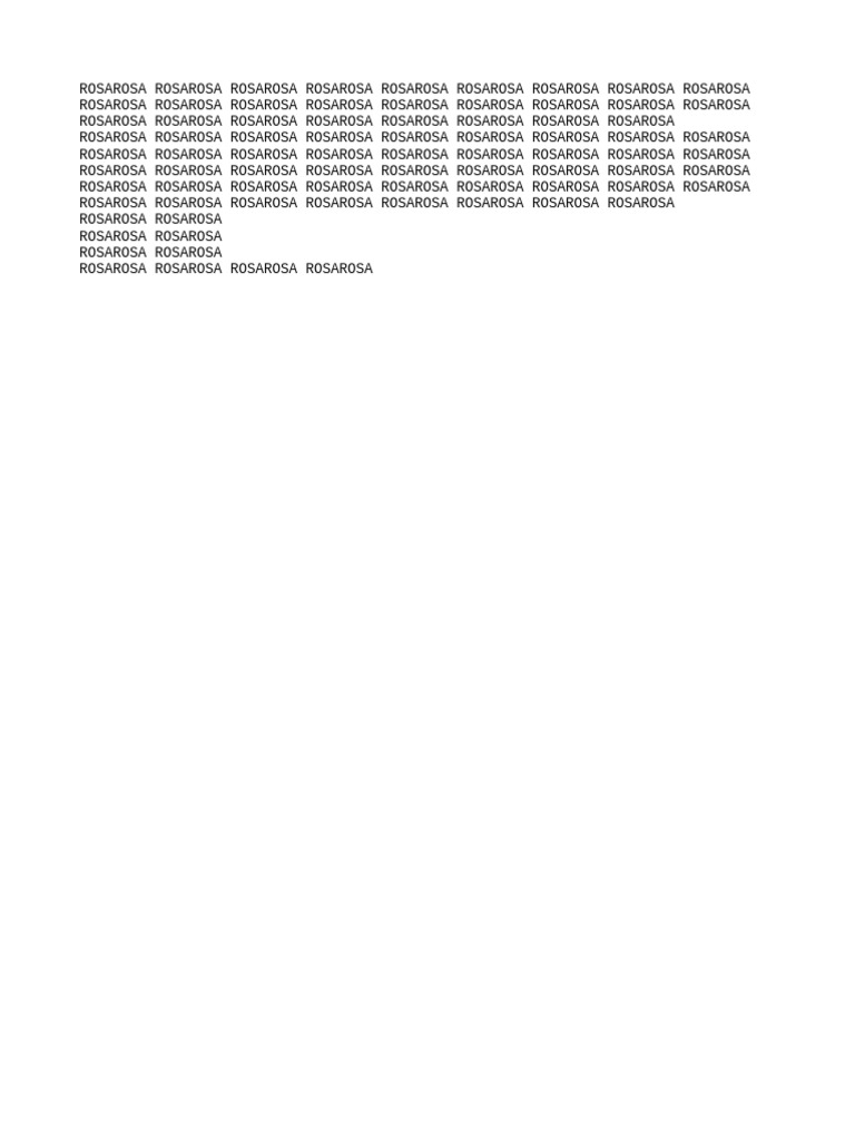 Rosa | PDF