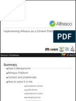 Zaizi Alfresco Solution: Implementing Alfresco As A Content Platform