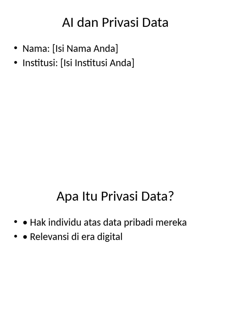 AI_dan_Privasi_Data | PDF