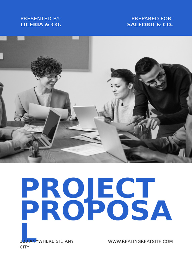 Blue and White Modern Project Proposal - 20250517 - 214036 - 0000 | PDF ...