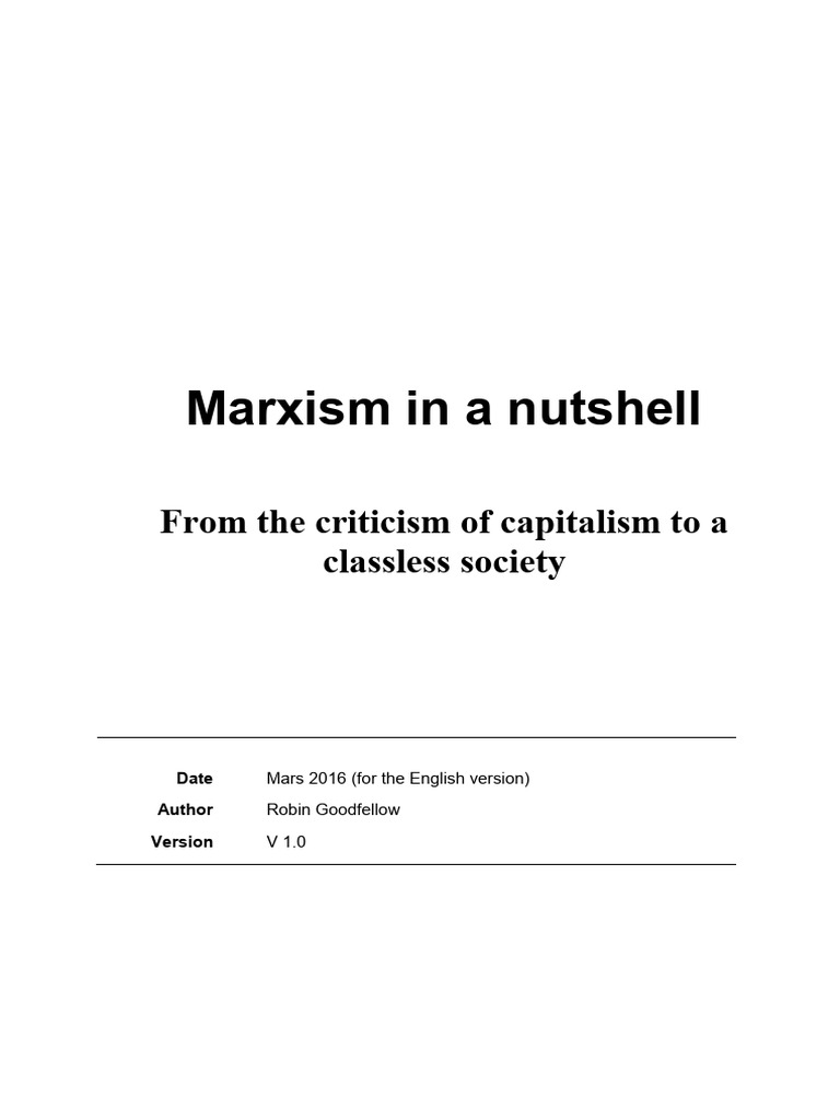 Understanding Marxism's Core Concepts | PDF | Value (Economics) | Marxism
