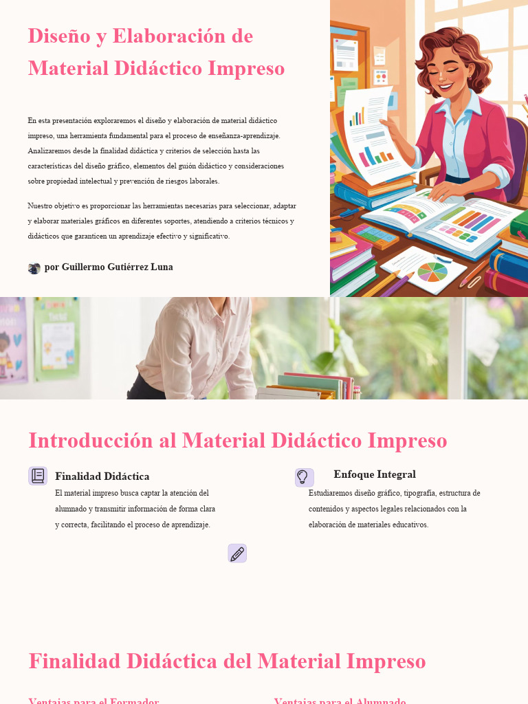 Diseño de Material Didáctico Impreso | PDF | Serif | Color