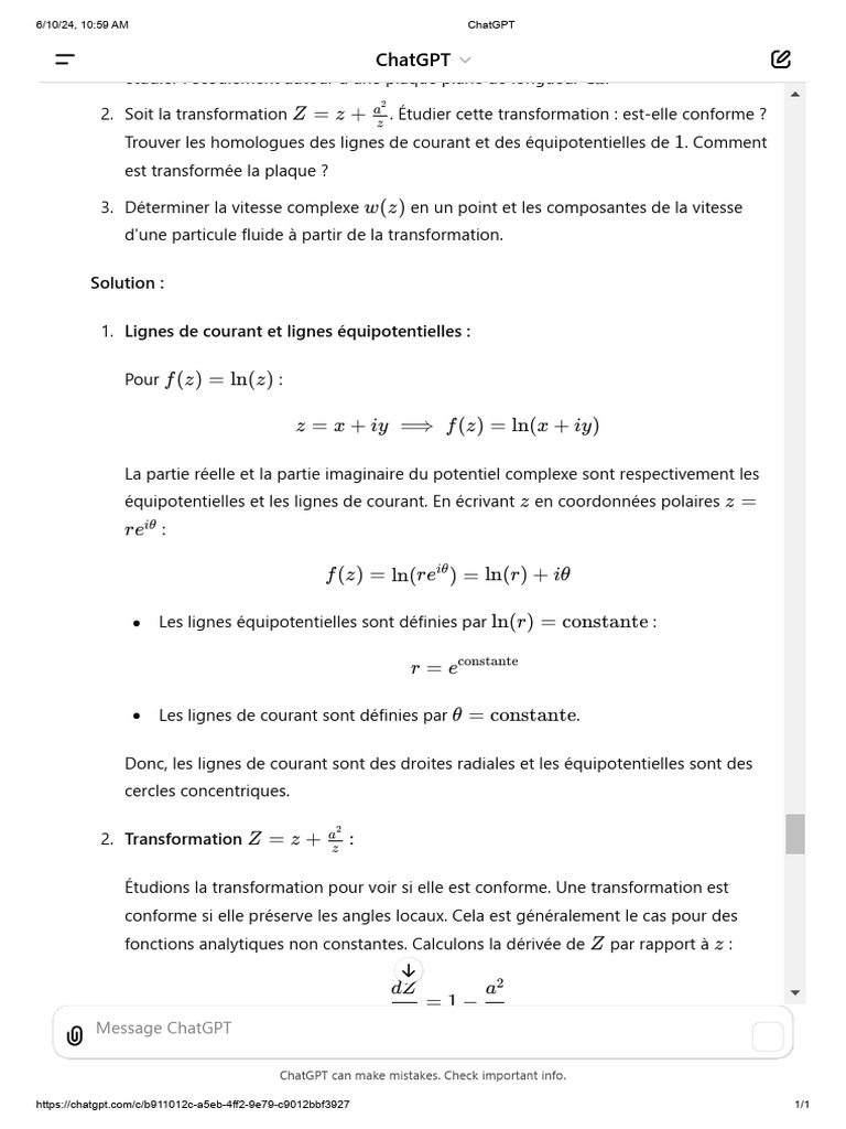 Écoulement et lignes équipotentielles | PDF | Physique | Mécanique
