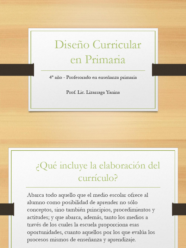 Diseño Curricular en Primaria | PDF | Plan de estudios | Evaluación