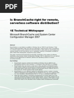 Download Ist BranchCache sinnvoll fr die Softwareverteilung by 1E_Deutschland SN86317224 doc pdf