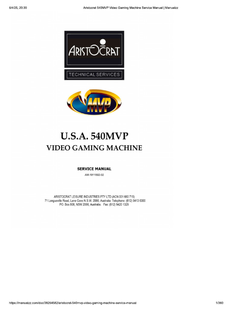 Manual mk5 540 | PDF